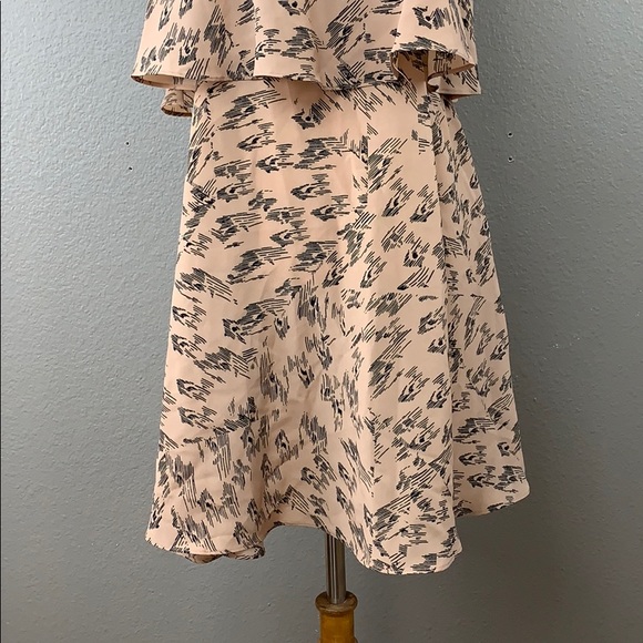 BCBGeneration abstract print flounce tank dress - Picture 3 of 8